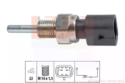 1.860.065 EPS Выключатель, фара заднего хода 1.860.065 EPS Выключатель, фара заднего хода