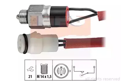 1.860.159 EPS Выключатель, фара заднего хода 1.860.159 EPS Выключатель, фара заднего хода