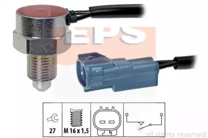 1.860.302 EPS Выключатель, фара заднего хода 1.860.302 EPS Выключатель, фара заднего хода