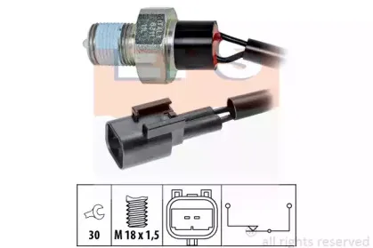 1.860.311 EPS Выключатель, фара заднего хода 1.860.311 EPS Выключатель, фара заднего хода