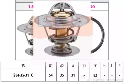 1.880.380S EPS Термостат, охлаждающая жидкость 1.880.380S EPS Термостат, охлаждающая жидкость