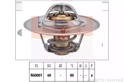 1.880.465S EPS Термостат, охлаждающая жидкость 1.880.465S EPS Термостат, охлаждающая жидкость