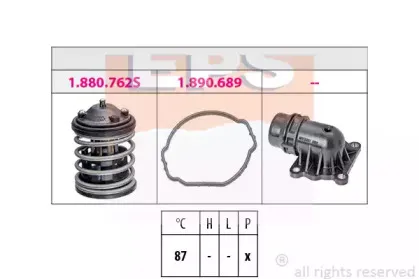 1.880.763K EPS Термостат, охлаждающая жидкость 1.880.763K EPS Термостат, охлаждающая жидкость