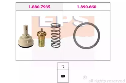 1.880.793 EPS Термостат, охлаждающая жидкость 1.880.793 EPS Термостат, охлаждающая жидкость