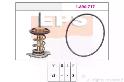 1.880.937 EPS Термостат, охлаждающая жидкость 1.880.937 EPS Термостат, охлаждающая жидкость