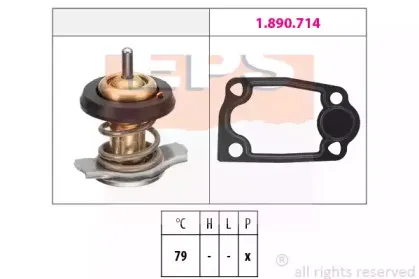 1.880.942 EPS Термостат, охлаждающая жидкость 1.880.942 EPS Термостат, охлаждающая жидкость