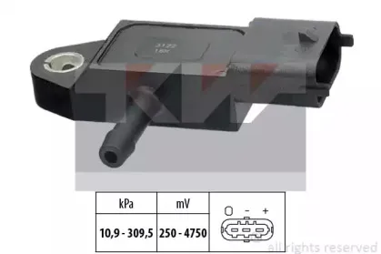 493 144 KW Датчик давления воздуха, высотный корректор 493 144 KW Датчик давления воздуха, высотный корректор