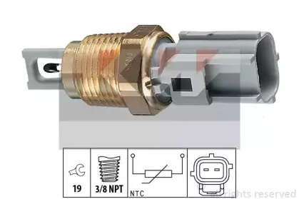 494 004 KW Датчик, температура впускаемого воздуха 494 004 KW Датчик, температура впускаемого воздуха