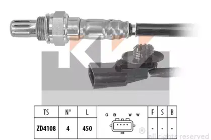 498 095 KW Лямбда-зонд 498 095 KW Лямбда-зонд