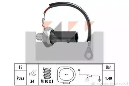 500 167 KW Датчик давления масла 500 167 KW Датчик давления масла
