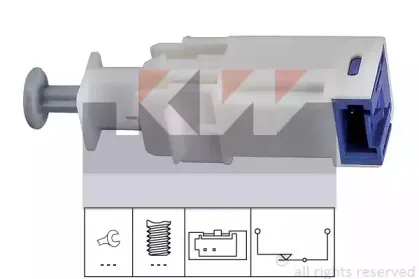 510 241 KW Выключатель, привод сцепления (Tempomat) 510 241 KW Выключатель, привод сцепления (Tempomat)