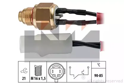 550 110 KW Термовыключатель, вентилятор радиатора 550 110 KW Термовыключатель, вентилятор радиатора