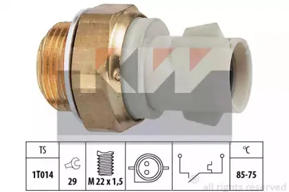 550 130 KW Термовыключатель, вентилятор радиатора 550 130 KW Термовыключатель, вентилятор радиатора