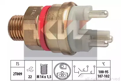 550 637 KW Термовыключатель, вентилятор радиатора 550 637 KW Термовыключатель, вентилятор радиатора