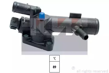 580 707 KW Термостат, охлаждающая жидкость 580 707 KW Термостат, охлаждающая жидкость