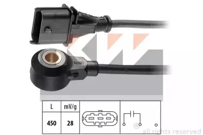 457 068 KW Датчик детонации 457 068 KW Датчик детонации