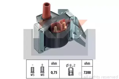 470 169 KW Катушка зажигания 470 169 KW Катушка зажигания