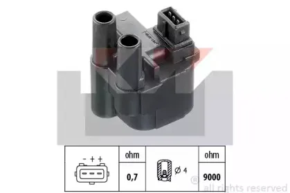 470 376 KW Катушка зажигания 470 376 KW Катушка зажигания