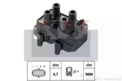 470 389 KW Катушка зажигания 470 389 KW Катушка зажигания