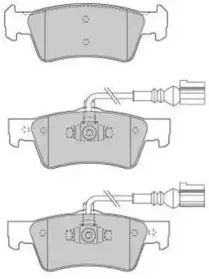 FBP-1552 FREMAX Комплект тормозных колодок, дисковый тормоз FBP-1552 FREMAX Комплект тормозных колодок, дисковый тормоз