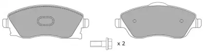 FBP-1208 FREMAX Комплект тормозных колодок, дисковый тормоз FBP-1208 FREMAX Комплект тормозных колодок, дисковый тормоз