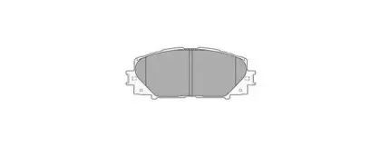 FBP-1635 FREMAX Комплект тормозных колодок, дисковый тормоз FBP-1635 FREMAX Комплект тормозных колодок, дисковый тормоз