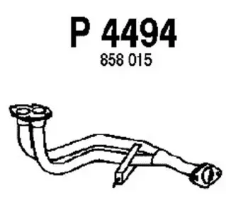P4494 FENNO Труба выхлопного газа P4494 FENNO Труба выхлопного газа