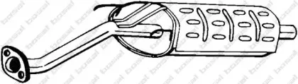 115-307 BOSAL Глушитель выхлопных газов конечный 115-307 BOSAL Глушитель выхлопных газов конечный