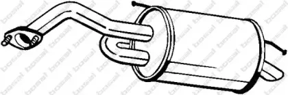 128-001 BOSAL Глушитель выхлопных газов конечный 128-001 BOSAL Глушитель выхлопных газов конечный