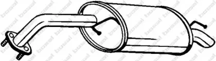 128-013 BOSAL Глушитель выхлопных газов конечный 128-013 BOSAL Глушитель выхлопных газов конечный