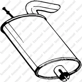 130-205 BOSAL Глушитель выхлопных газов конечный 130-205 BOSAL Глушитель выхлопных газов конечный