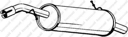 135-601 BOSAL Глушитель выхлопных газов конечный 135-601 BOSAL Глушитель выхлопных газов конечный