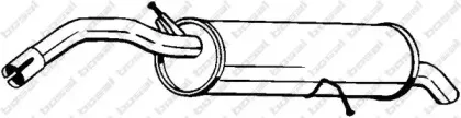 135-105 BOSAL Глушитель выхлопных газов конечный 135-105 BOSAL Глушитель выхлопных газов конечный