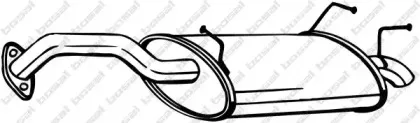 145-109 BOSAL Глушитель выхлопных газов конечный 145-109 BOSAL Глушитель выхлопных газов конечный