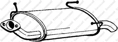 145-135 BOSAL Глушитель выхлопных газов конечный 145-135 BOSAL Глушитель выхлопных газов конечный