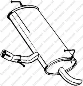 145-201 BOSAL Глушитель выхлопных газов конечный 145-201 BOSAL Глушитель выхлопных газов конечный