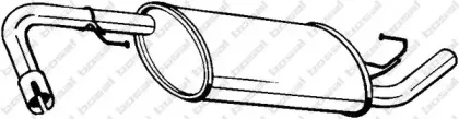 145-231 BOSAL Средний глушитель выхлопных газов 145-231 BOSAL Средний глушитель выхлопных газов