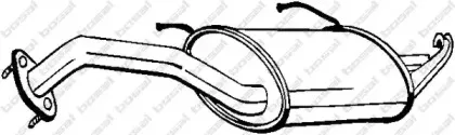 145-389 BOSAL Глушитель выхлопных газов конечный 145-389 BOSAL Глушитель выхлопных газов конечный