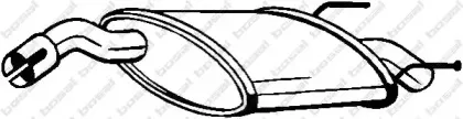 148-095 BOSAL Глушитель выхлопных газов конечный 148-095 BOSAL Глушитель выхлопных газов конечный