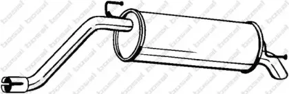 148-109 BOSAL Глушитель выхлопных газов конечный 148-109 BOSAL Глушитель выхлопных газов конечный