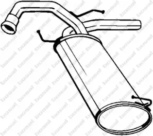 148-171 BOSAL Глушитель выхлопных газов конечный 148-171 BOSAL Глушитель выхлопных газов конечный