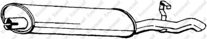 148-327 BOSAL Глушитель выхлопных газов конечный 148-327 BOSAL Глушитель выхлопных газов конечный