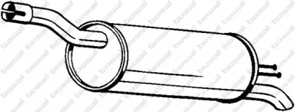 148-339 BOSAL Глушитель выхлопных газов конечный 148-339 BOSAL Глушитель выхлопных газов конечный