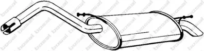 154-065 BOSAL Глушитель выхлопных газов конечный 154-065 BOSAL Глушитель выхлопных газов конечный