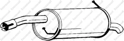 154-159 BOSAL Глушитель выхлопных газов конечный 154-159 BOSAL Глушитель выхлопных газов конечный