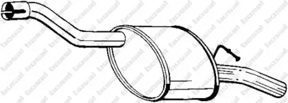 154-607 BOSAL Глушитель выхлопных газов конечный 154-607 BOSAL Глушитель выхлопных газов конечный