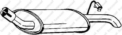 154-799 BOSAL Глушитель выхлопных газов конечный 154-799 BOSAL Глушитель выхлопных газов конечный