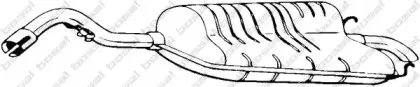 154-043 BOSAL Глушитель выхлопных газов конечный 154-043 BOSAL Глушитель выхлопных газов конечный
