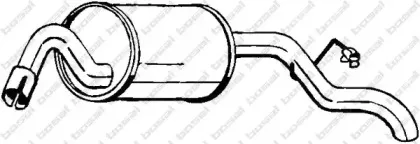 154-935 BOSAL Глушитель выхлопных газов конечный 154-935 BOSAL Глушитель выхлопных газов конечный