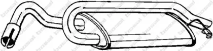 154-939 BOSAL Глушитель выхлопных газов конечный 154-939 BOSAL Глушитель выхлопных газов конечный